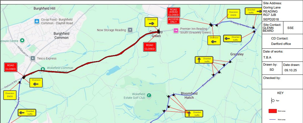 Photo of GORING LANE CLOSURE TO THROUGH TRAFFIC